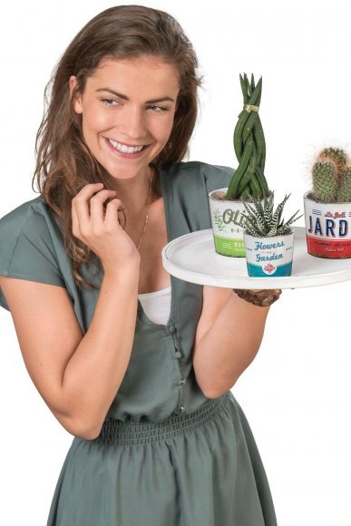 Кашпо для квітів Retro керамічне 13" Jardin 60446