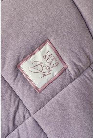 Набір постіль з ковдрою Toffee lila ліловий полуторна 160х220 см