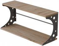 Настінна полиця Ferrum-decor Букін 330x700x240 метал Сірий ДСП Дуб Сан-Марино 16 мм (FRD-102899) Настінна полиця Ferrum-decor Букін 330x700x240 метал Сірий ДСП Дуб Сан-Марино 16 мм (FRD-102899)