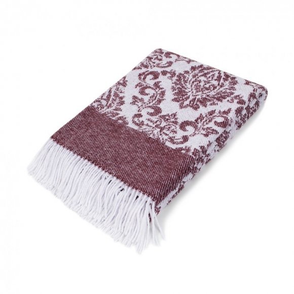 Плед Zeus Raj бордовий 140х200 см svt-2000022265010