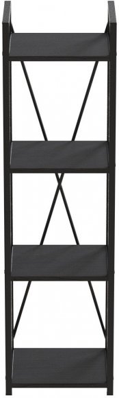 Етажерка 4/34 Ferrum-decor Серії Конект 120x34x28 чорний ДСП Сосна Кембра 16мм (FRD-104276)