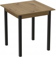 Стіл кухонний Ferrum-decor Агата 75x70x70 Чорний ДСП Дуб Артизан 16мм (FRD-105673) Стіл кухонний Ferrum-decor Агата 75x70x70 Чорний ДСП Дуб Артизан 16мм (FRD-105673)
