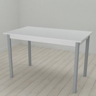 Стіл кухонний Ferrum-decor Беніта 75x120x70 Сірий ДСП Біле 16мм (FRD-106278) Стіл кухонний Ferrum-decor Беніта 75x120x70 Сірий ДСП Біле 16мм (FRD-106278)