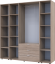 Комплект шаф для одягу Doros Гелар (3 шт.) 192,6х49,5х203,4 см Дуб сонома (DRS-011150) Комплект шаф для одягу Doros Гелар (3 шт.) 192,6х49,5х203,4 см Дуб сонома (DRS-011150)