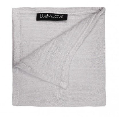 Пелюшка муслінова 30х30 см Ice Grey lullalove-7422