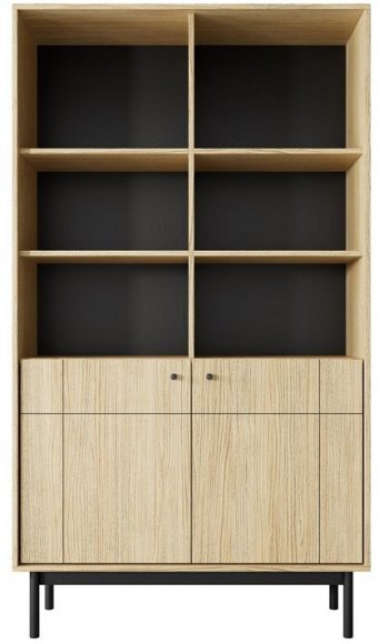 Стелаж Perfect Home Джапанді / Japandi R104 2-дверний Дуб лінеа (PFH-091465) Стелаж Perfect Home Джапанді / Japandi R104 2-дверний Дуб лінеа (PFH-091465)