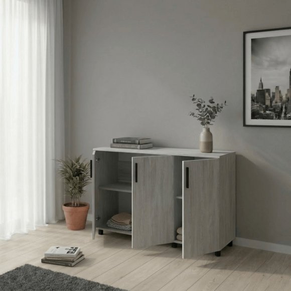 Комод Doros Торн Сосна Натті 3 ДСП 135х51.6х80 (DRS-012102) Комод Doros Торн Сосна Натті 3 ДСП 135х51.6х80 (DRS-012102)