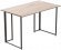 Комп'ютерний стіл Ferrum-decor Ханна 76x120x70 чорний ДСП Дуб Сан-Марино 32мм (FRD-103519)