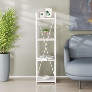Етажерка 4/34 Ferrum-decor Серії Конект 120x34x28 білий ДСП Біле 16мм (FRD-104277) Етажерка 4/34 Ferrum-decor Серії Конект 120x34x28 білий ДСП Біле 16мм (FRD-104277)