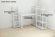 Етажерка 4/34 Ferrum-decor Серії Конект 120x34x28 білий ДСП Біле 16мм (FRD-104277)