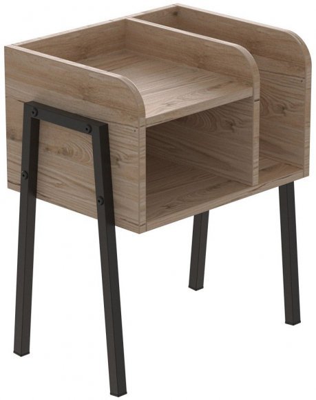Тумба модульна Ferrum-decor Амелі 540x450x320 метал Чорний ДСП Дуб Сан-Марино 16 мм (FRD-103005) Тумба модульна Ferrum-decor Амелі 540x450x320 метал Чорний ДСП Дуб Сан-Марино 16 мм (FRD-103005)