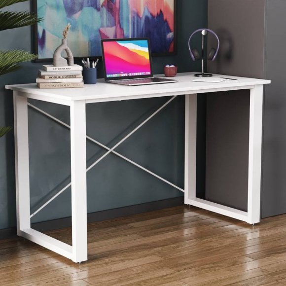 Письмовий стіл Ferrum-decor Драйв 750x1200x700 Білий метал ДСП Біле 16 мм (FRD-103185) Письмовий стіл Ferrum-decor Драйв 750x1200x700 Білий метал ДСП Біле 16 мм (FRD-103185)