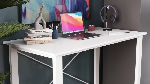 Письмовий стіл Ferrum-decor Драйв 750x1200x700 Білий метал ДСП Біле 16 мм (FRD-103185) Письмовий стіл Ferrum-decor Драйв 750x1200x700 Білий метал ДСП Біле 16 мм (FRD-103185)