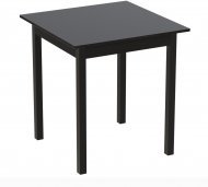 Стіл кухонний Ferrum-decor Агата 75x70x70 Чорний ДСП Сосна Кембра 16мм (FRD-105674) Стіл кухонний Ferrum-decor Агата 75x70x70 Чорний ДСП Сосна Кембра 16мм (FRD-105674)