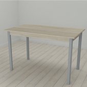 Стіл кухонний Ferrum-decor Беніта 75x120x70 Сірий ДСП Сонома 16мм (FRD-106279)