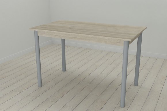 Стіл кухонний Ferrum-decor Беніта 75x120x70 Сірий ДСП Сонома 16мм (FRD-106279)