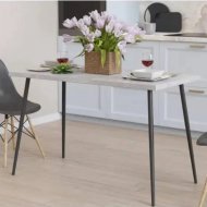 Стіл кухонний Марсель 30 Ferrum-decor 75x120x70 Чорний метал ДСП Бетон 32 мм (FRD-106687) Стіл кухонний Марсель 30 Ferrum-decor 75x120x70 Чорний метал ДСП Бетон 32 мм (FRD-106687)