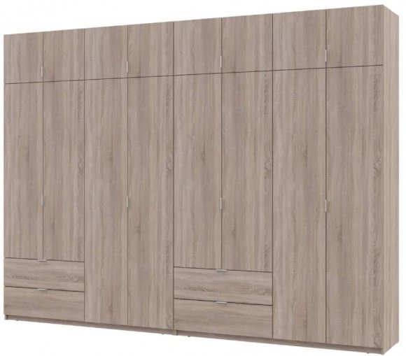 Шафа для одягу Doros Лукас Дуб сонома 4+4 ДСП 320х50х240 DRS-011710 (42005127) Шафа для одягу Doros Лукас Дуб сонома 4+4 ДСП 320х50х240 DRS-011710 (42005127)