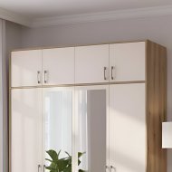 Антресоль висока Doros Ронді Дуб Артизан/Кашемір 4 ДСП 160х52х65 (DRS-011910) Антресоль висока Doros Ронді Дуб Артизан/Кашемір 4 ДСП 160х52х65 (DRS-011910)