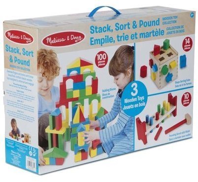 МЕГА-набір Кубики/Сортер/Стучалка (MD93685)