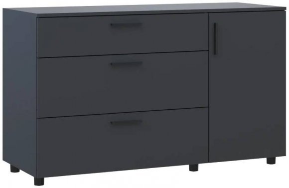Комод Doros Торн Антрацит 3Ш/1Д 135х51.6х80 (DRS-012103)