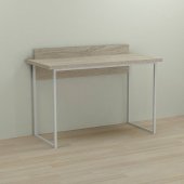 Письмовий стіл Ferrum-decor Скай 76x140x70 білий ДСП Дуб Сонома 32мм (FRD-101117)