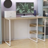 Письмовий стіл Ferrum-decor Кевін 75x100x60 білий ДСП Дуб Сонома 16мм (FRD-101242) Письмовий стіл Ferrum-decor Кевін 75x100x60 білий ДСП Дуб Сонома 16мм (FRD-101242)