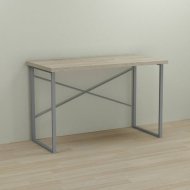 Письмовий стіл Ferrum-decor Дейв 76x140x70 сірий ДСП Дуб Сонома 32мм (FRD-102414)