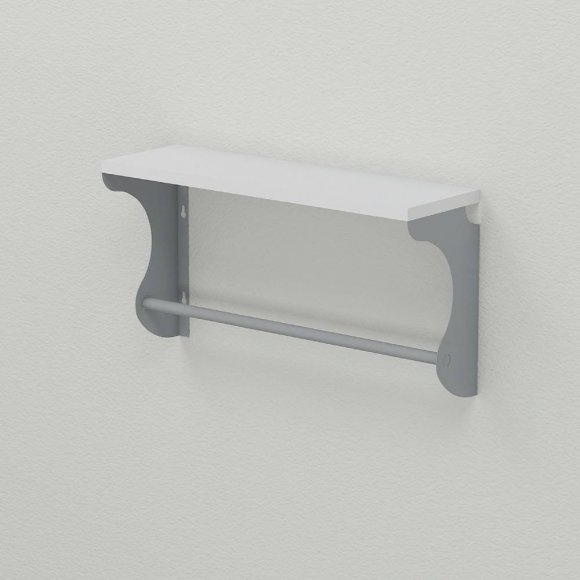 Полиця настінна Ferrum-decor Юзібі 270x500x150 метал Сірий ДСП Біле 16 мм (FRD-102667) Полиця настінна Ferrum-decor Юзібі 270x500x150 метал Сірий ДСП Біле 16 мм (FRD-102667)