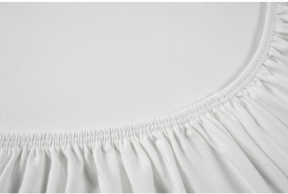 Простирадло на резинці Cottonflex білий 180х200+40 svt-2000022239240