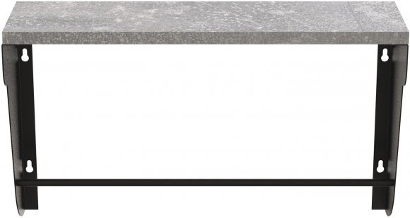 Полиця настінна Ferrum-decor Світ 300x500x150 метал Чорний ДСП Бетон 16 мм (FRD-102785) Полиця настінна Ferrum-decor Світ 300x500x150 метал Чорний ДСП Бетон 16 мм (FRD-102785)