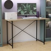 Стіл письмовий Line Лайт Ferrum-decor 750x1000x600 Чорний метал ДСП Дуб Сонома 16 мм (FRD-104846) Стіл письмовий Line Лайт Ferrum-decor 750x1000x600 Чорний метал ДСП Дуб Сонома 16 мм (FRD-104846)