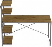 Комп'ютерний стіл Ferrum-decor Джек 75x120x70 Сірий ДСП Артизан (FRD-105408) Комп'ютерний стіл Ferrum-decor Джек 75x120x70 Сірий ДСП Артизан (FRD-105408)