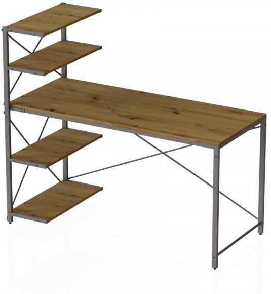 Комп'ютерний стіл Ferrum-decor Джек 75x120x70 Сірий ДСП Артизан (FRD-105408)