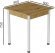 Стіл кухонний Ferrum-decor Агата 75x80x80 Білий ДСП Дуб Артизан 16мм (FRD-105675)