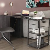 Стіл-тумба трансформер Смарт 2/2 Ferrum-decor 750x1450x600 Чорний метал ДСП Сосна Кембра 16 мм (FRD-105104) Стіл-тумба трансформер Смарт 2/2 Ferrum-decor 750x1450x600 Чорний метал ДСП Сосна Кембра 16 мм (FRD-105104)