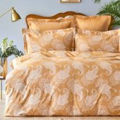 Постільна білизна сатин Sadomia hardal гірчичний євро svt-2000022285841 Постільна білизна сатин Sadomia hardal гірчичний євро svt-2000022285841