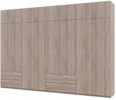 Шафа для одягу Doros Лукас Дуб сонома 4+4 ДСП 340х50х240 DRS-011711 (42005139)