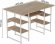 Комп'ютерний стіл Ferrum-decor Тім 75x140x60 білий ДСП Дуб Сан-Марино 32мм (FRD-101369)