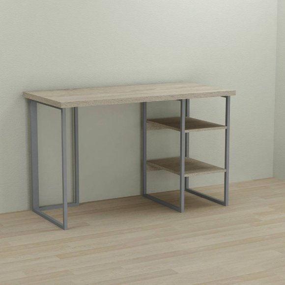 Письмовий стіл Ferrum-decor Кевін 76x100x70 сірий ДСП Дуб Сонома 32мм (FRD-101744)