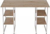 Комп'ютерний стіл Ferrum-decor Карен 75x140x60 білий ДСП Дуб Сан-Марино 32мм (FRD-102274) Комп'ютерний стіл Ferrum-decor Карен 75x140x60 білий ДСП Дуб Сан-Марино 32мм (FRD-102274)