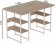Комп'ютерний стіл Ferrum-decor Карен 75x140x60 білий ДСП Дуб Сан-Марино 32мм (FRD-102274)