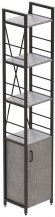 Етажерка 4/34 Ferrum-decor Серії Конект з тумбою 179x34x28 Чорний ДСП Бетон (FRD-104469) Етажерка 4/34 Ferrum-decor Серії Конект з тумбою 179x34x28 Чорний ДСП Бетон (FRD-104469)