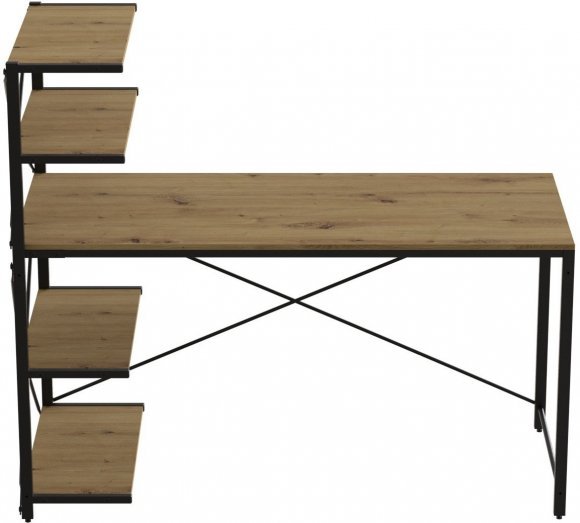 Комп'ютерний стіл Ferrum-decor Джек 75x120x70 Чорний ДСП Артизан (FRD-105409)