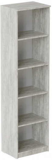 Пенал Анжело Ferrum-decor на 5 полиць 1900x500x380 ДСП Бетон 16 мм (FRD-104941)