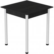 Стіл кухонний Ferrum-decor Агата 75x80x80 Білий ДСП Сосна Кембра 16мм (FRD-105676)