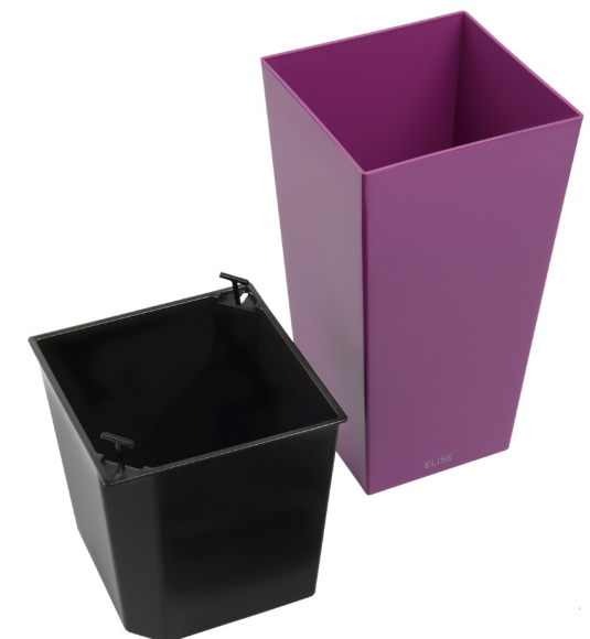 Розумний вазон Elise 25 см 41113930 білий матовий Розумний вазон Elise 25 см 41113930 білий матовий