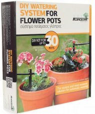 Комплект системи зрошення для квіткових горщиків на 30 крапельниць