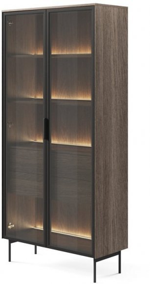 Вітрина висока з підсвіткою Perfect Home Лумі / Lumi 2D2S/91 2-дверна з 2 шухлядами Дуб дунін (PFH-091381) Вітрина висока з підсвіткою Perfect Home Лумі / Lumi 2D2S/91 2-дверна з 2 шухлядами Дуб дунін (PFH-091381)