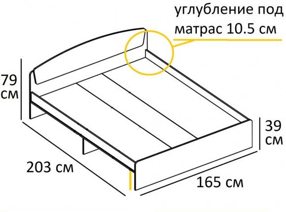 Ліжко двоспальне Еверест Асторія (без ящиків) 160х200 см Дуб сонома/Білий (DTM-073877) Ліжко двоспальне Еверест Асторія (без ящиків) 160х200 см Дуб сонома/Білий (DTM-073877)